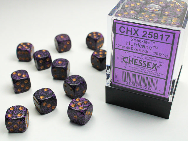 SpeckledÃ‚Â® 12mm d6 HurricaneÃ¢â€žÂ¢ Dice BlockÃ¢â€žÂ¢ (36 dice)