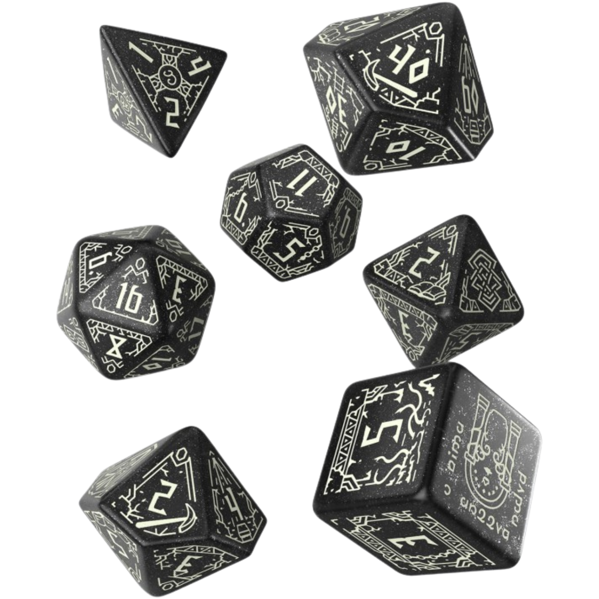 The Lord of the Rings Moria Glow Dice Set