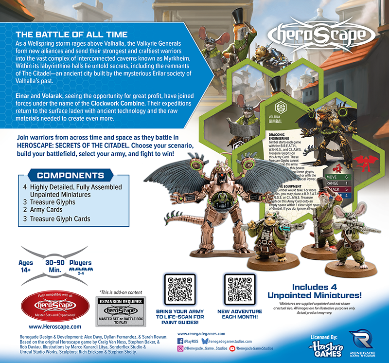 HeroScape Clockwork Combine Research Expedition