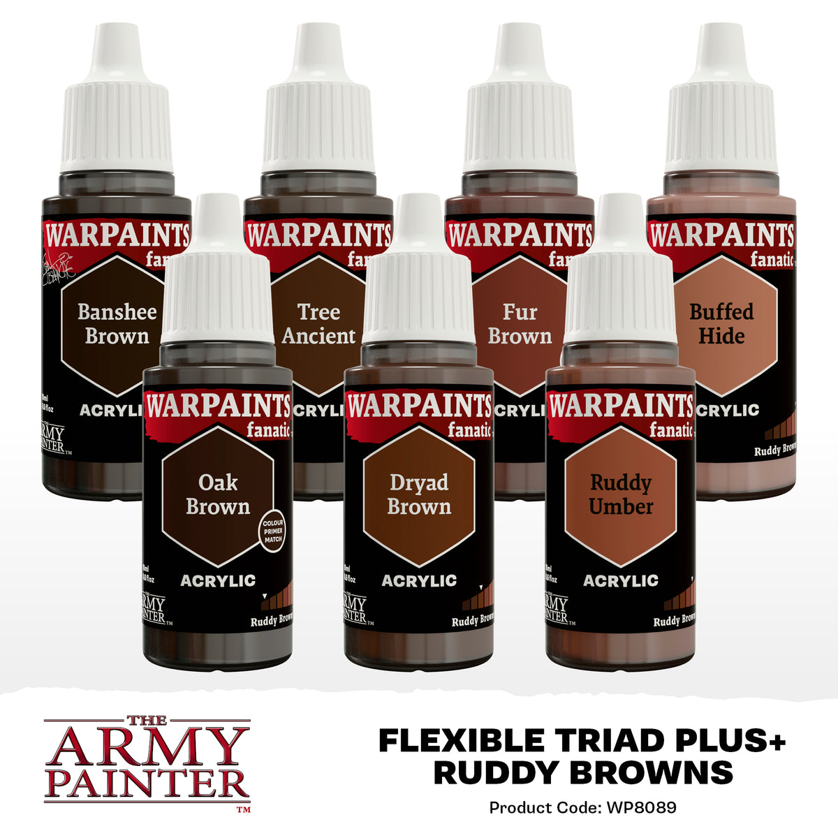 Warpaints Fanatic: Flexible Triad PLUS+ - Ruddy Browns