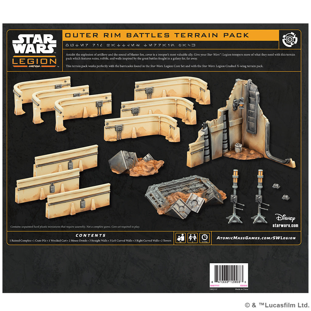 SW Legion Outer Rim Battles Terrain Pack