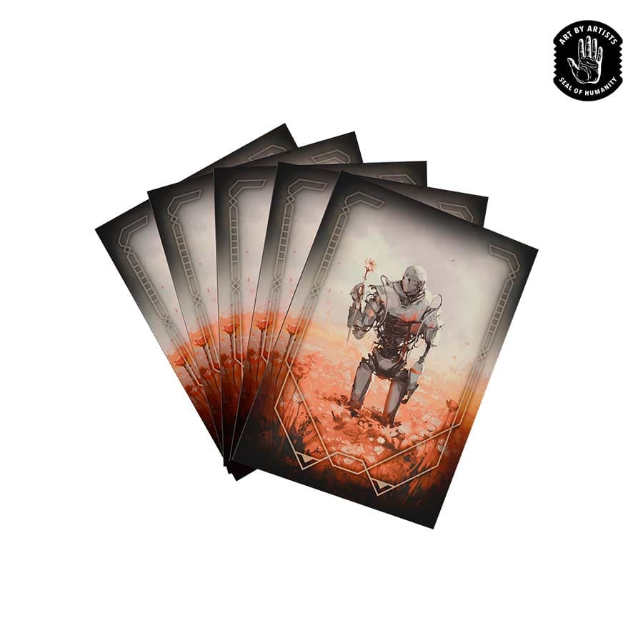 Orange Nebula Curator Sleeves (100) Reverie