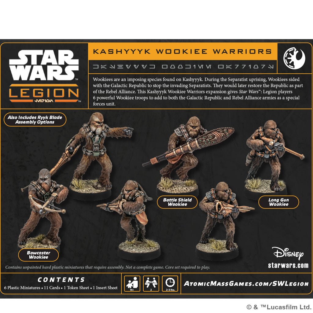 SW Legion Kashyyyk Wookiee Warriors