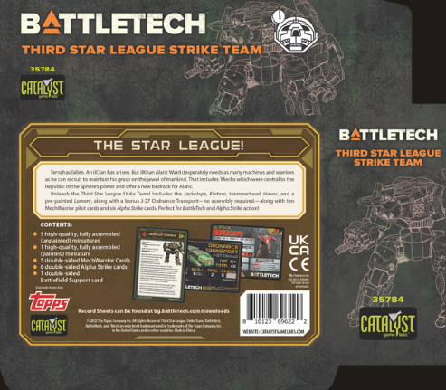 Battletech Third Star League Strike Team