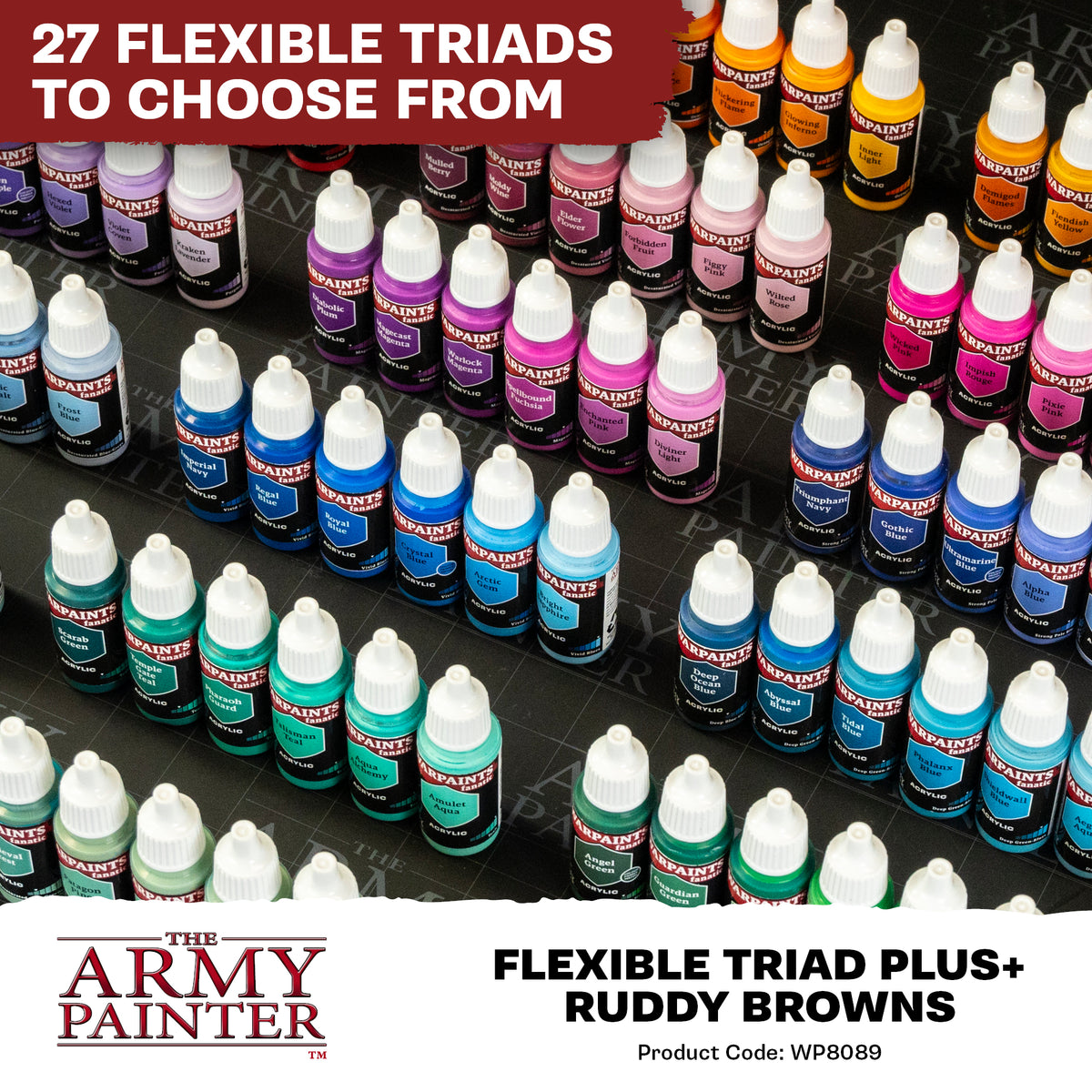 Warpaints Fanatic: Flexible Triad PLUS+ - Ruddy Browns
