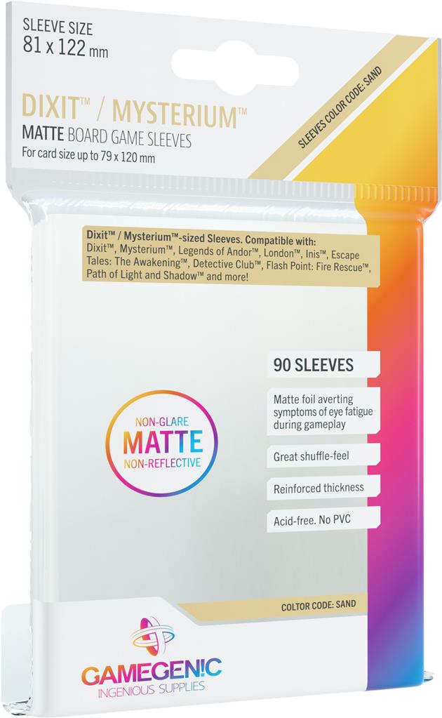 MATTE Sand  BG Sleeves (90) 81 x 122 mm