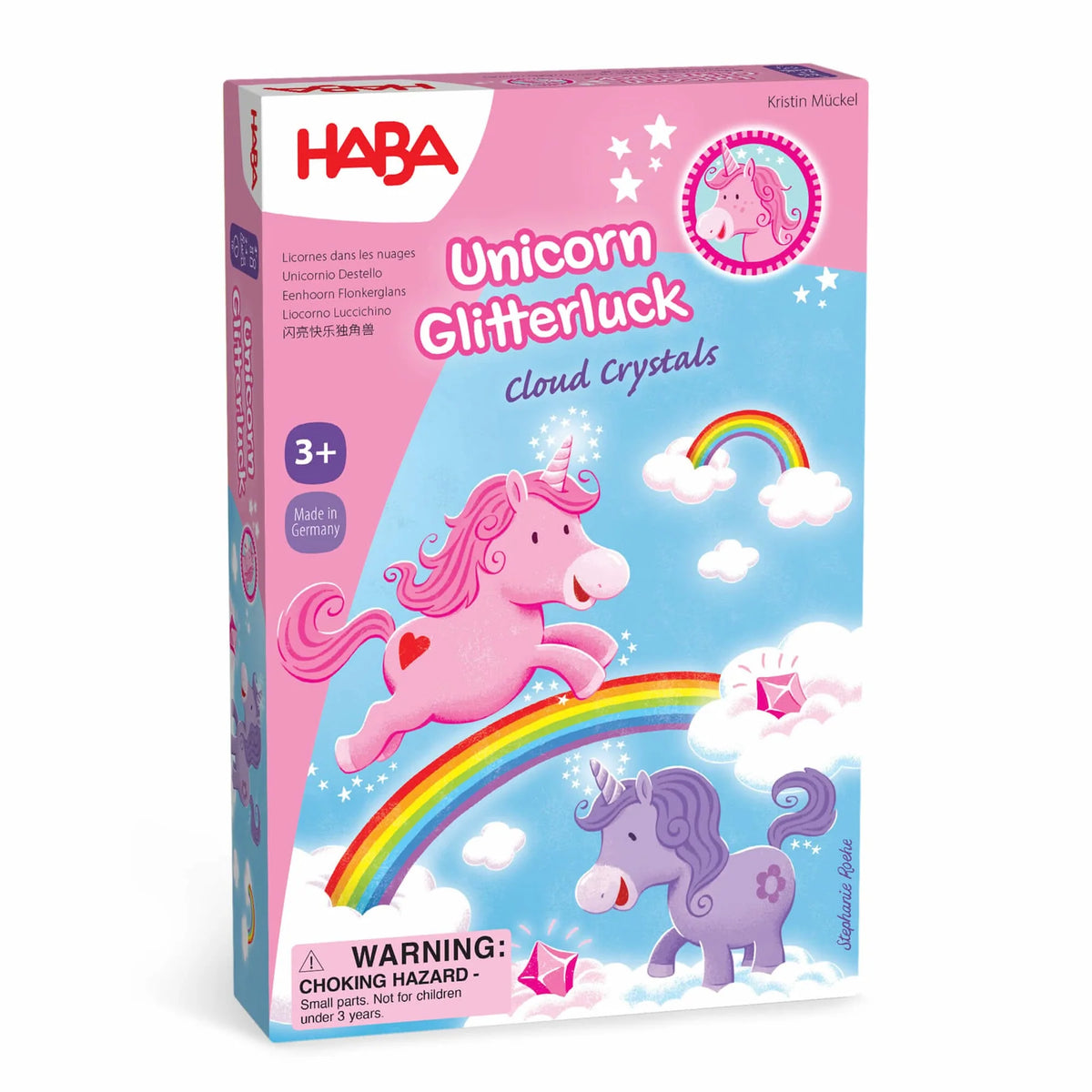 Unicorn Glitterluck Cloud Crystals (Pink)