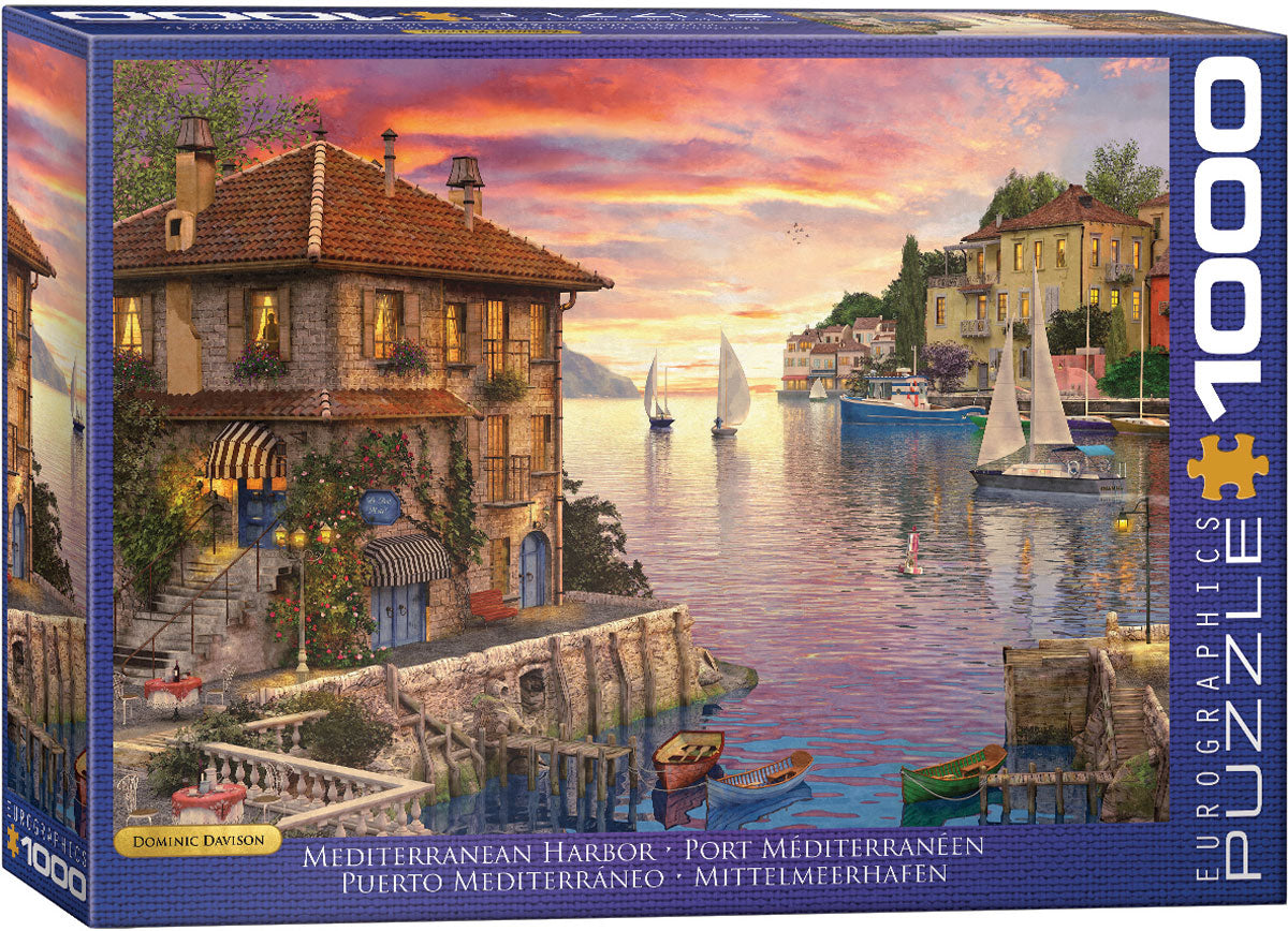 Mediterranean Harbor 1000pc