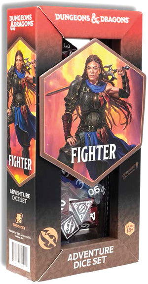 D&D Adventure Dice Fighter Red (NEW)
