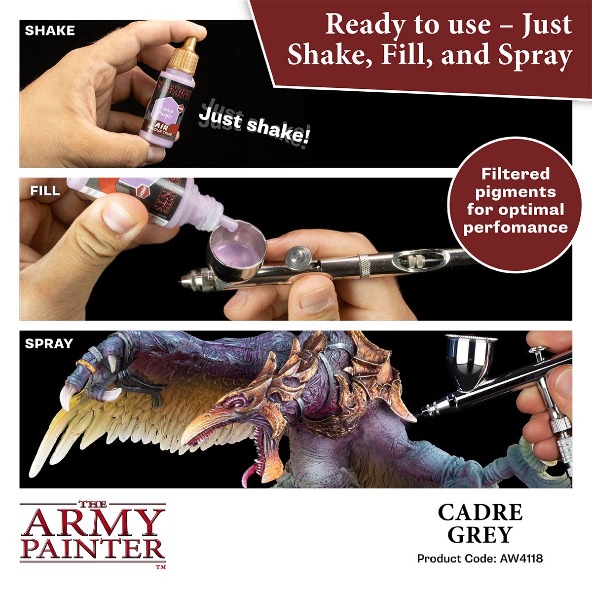 Warpaints Air Cadre Grey 18ml
