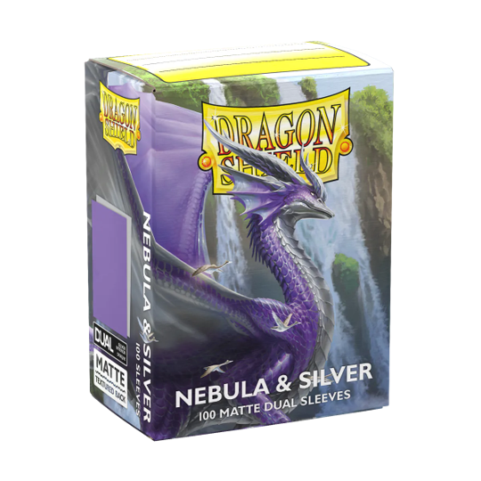 Dragon Shield Sleeves Dual Matte Nebula Silver (100)