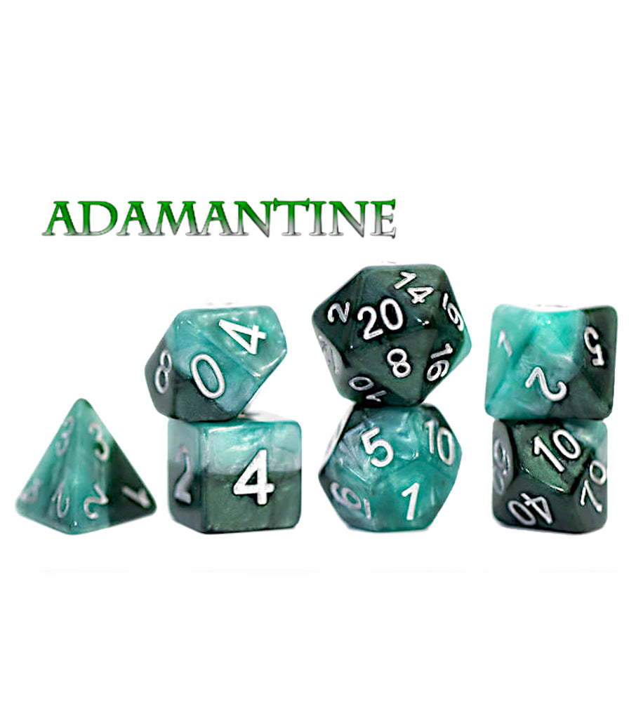 Halfsies Dice - Adamantine 7 Die Set