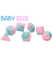 Halfsies Dice - Baby Dice 7 Die Set