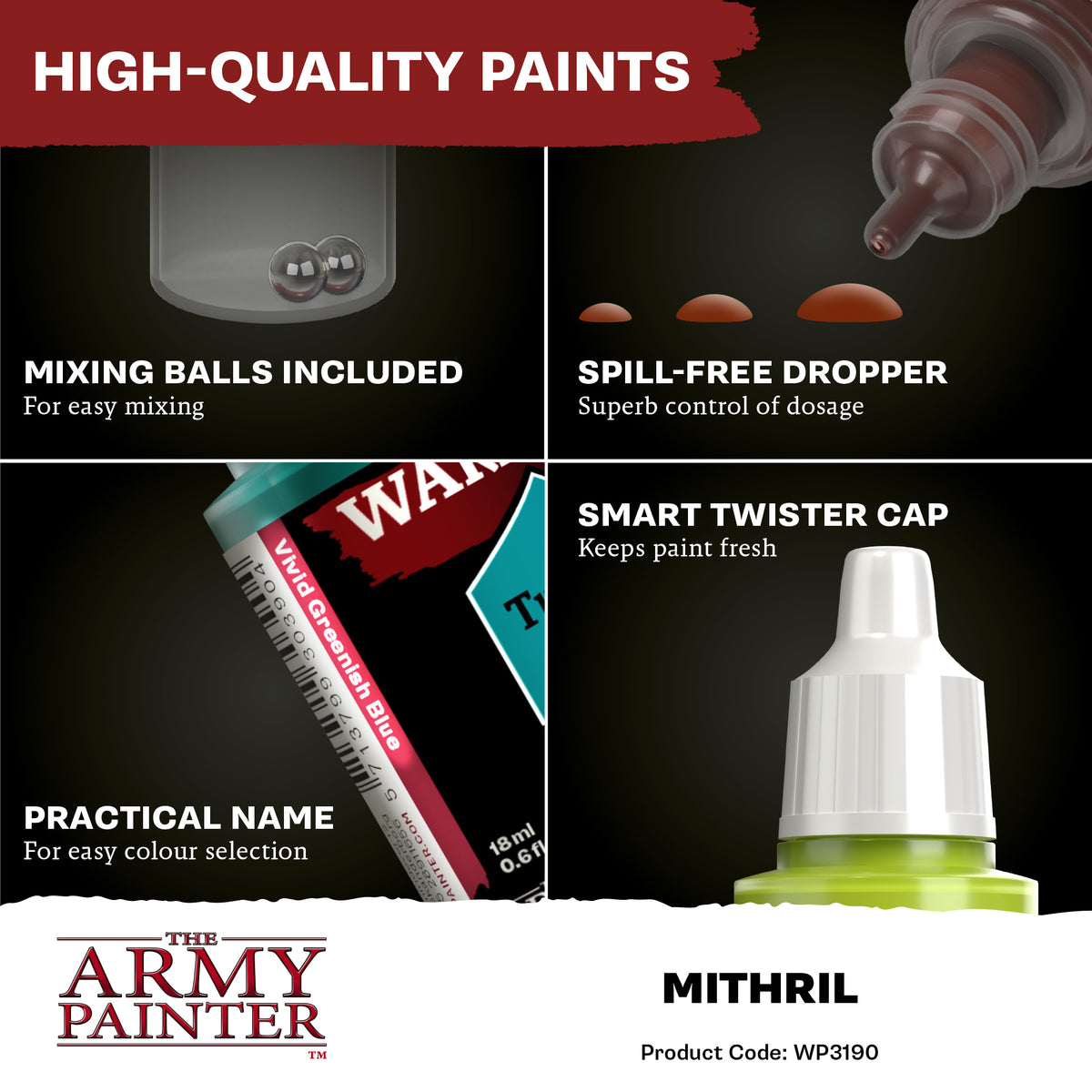 Warpaints Fanatic Metallic Mithril 18ml