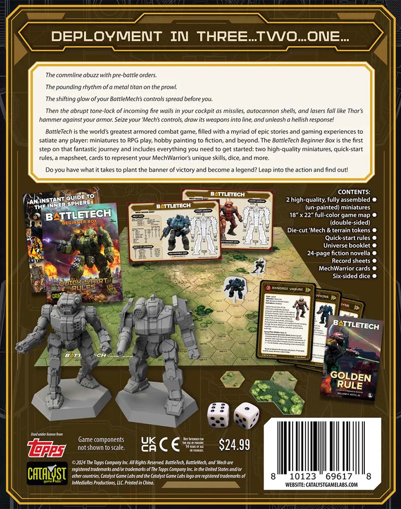Battletech Beginner Box 40th Anniversary
