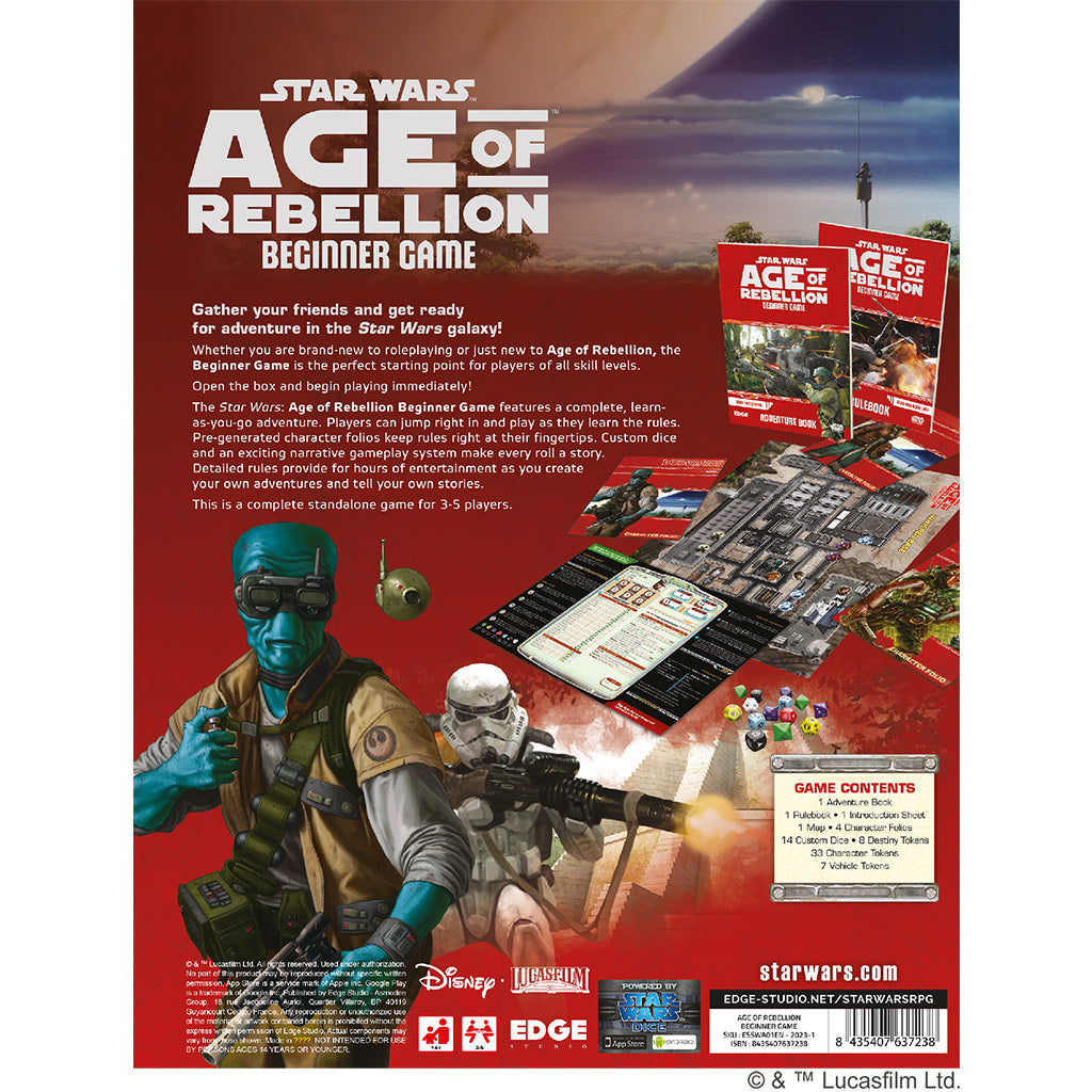 Star Wars Age of Rebellion Beginner Game