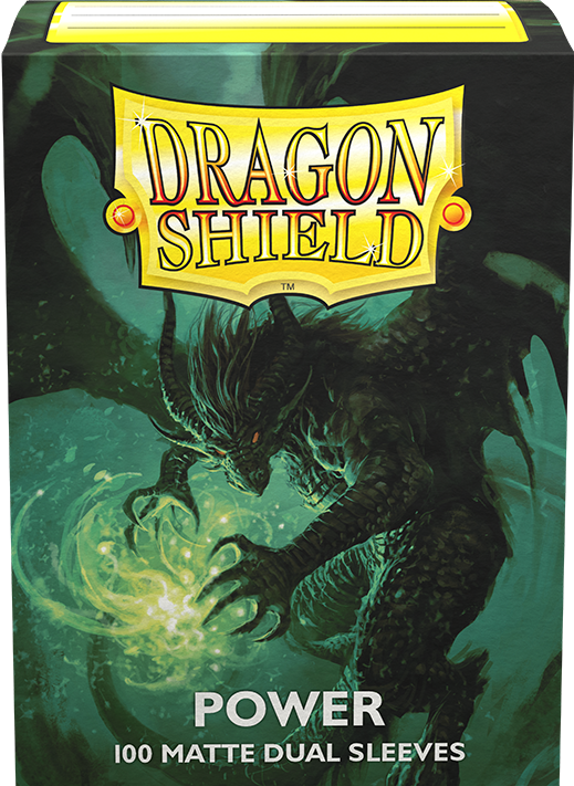 Dragon Shields Matte Dual Metallic Green Power (100)