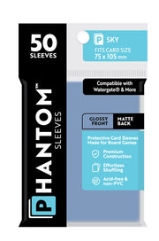 Phantom Sky Sleeves Gloss/Matte 75x105mm Clear 50ct