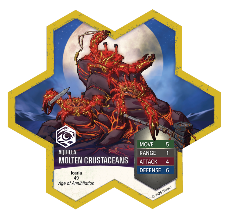 Heroscape Molten Crustaceans and Tanuki Tricksters Army Expansion