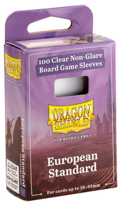 Dragon Shields: (100) European Standard Board Game Sleeves (59mm x 92mm)