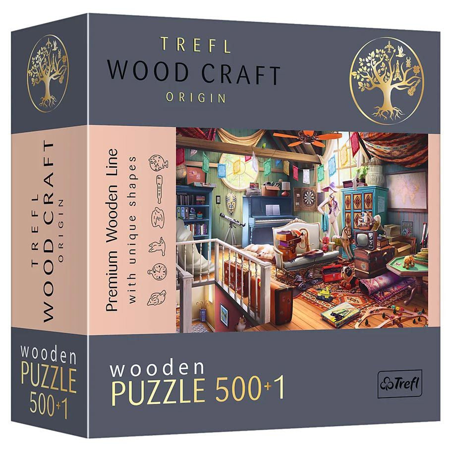 Puzzle: Woodcraft: Treasures in the Attic 500+1 Piece