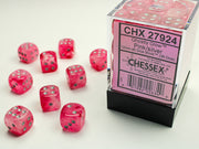 Ghostly GlowÃ¢â€žÂ¢ 12mm d6 Pink/silver Dice BlockÃ¢â€žÂ¢ (36 dice)