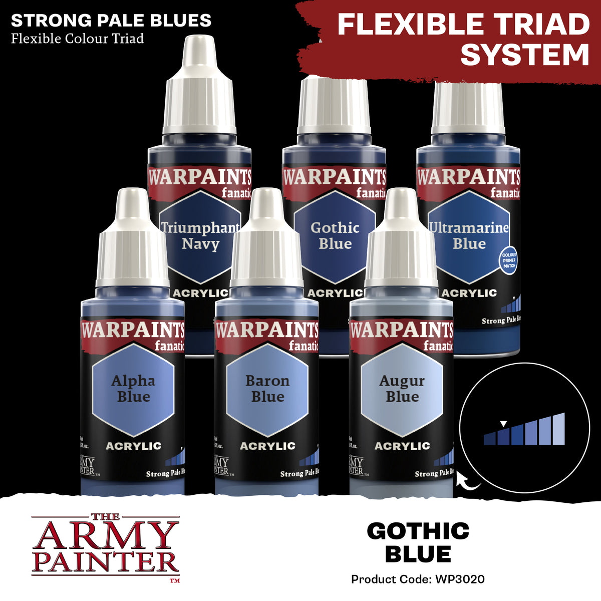 Warpaints Fanatic: Gothic Blue 18ml