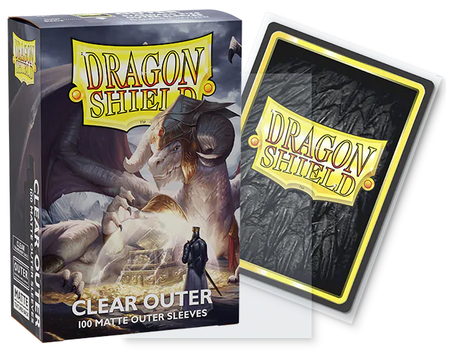 Dragon Shields Outer Sleeves Matte Clear (100)