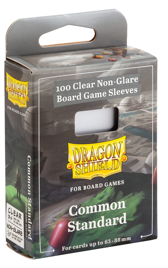 Dragon Shields: (100) Common Standard Board Game Sleeves (63mm x 88mm)