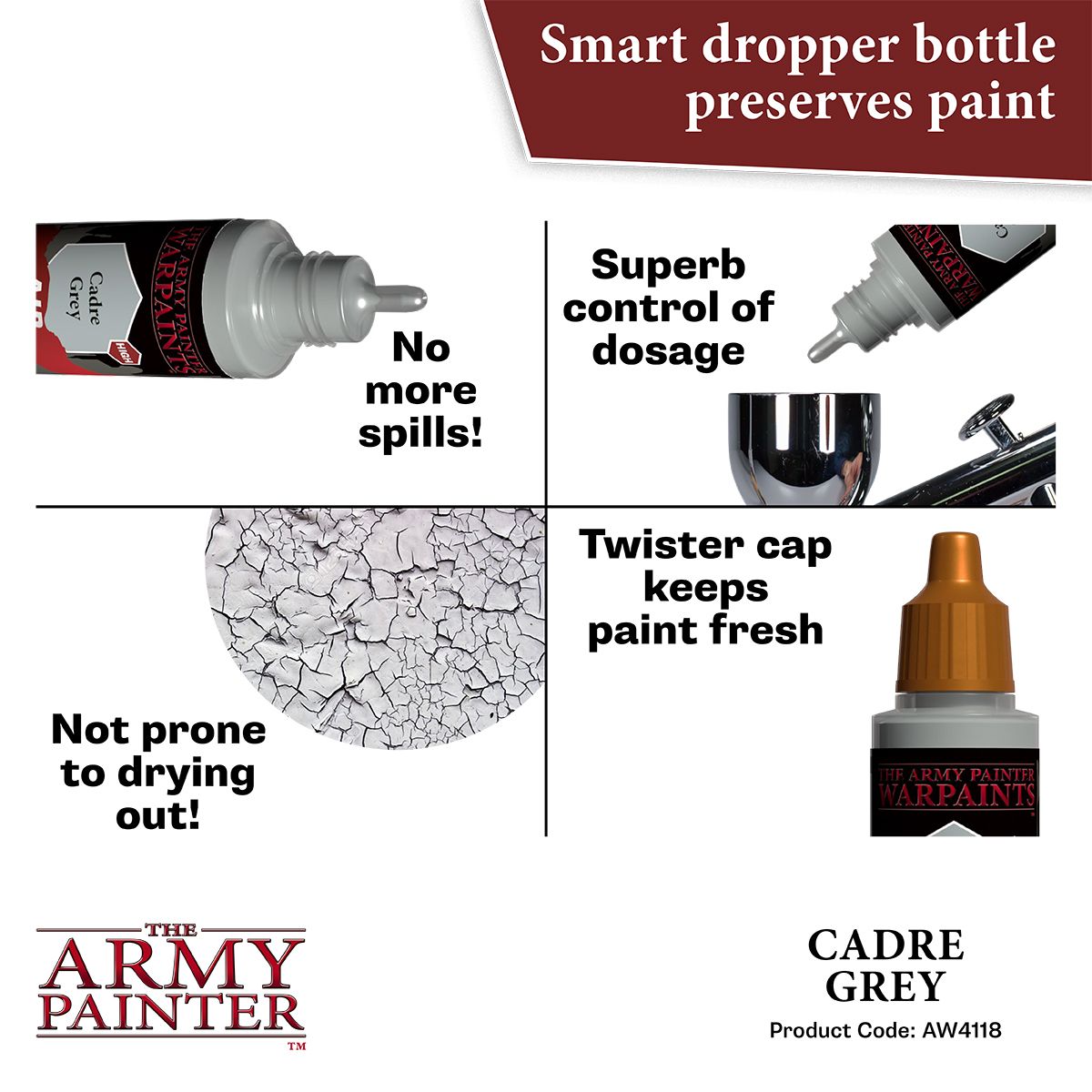 Warpaints Air Cadre Grey 18ml