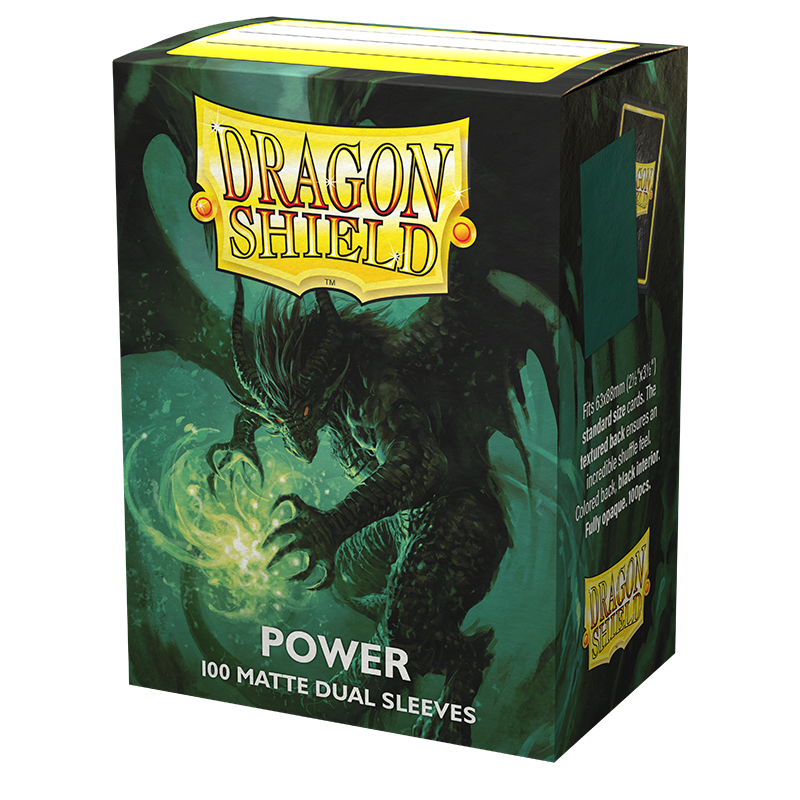 Dragon Shields Matte Dual Metallic Green Power (100)
