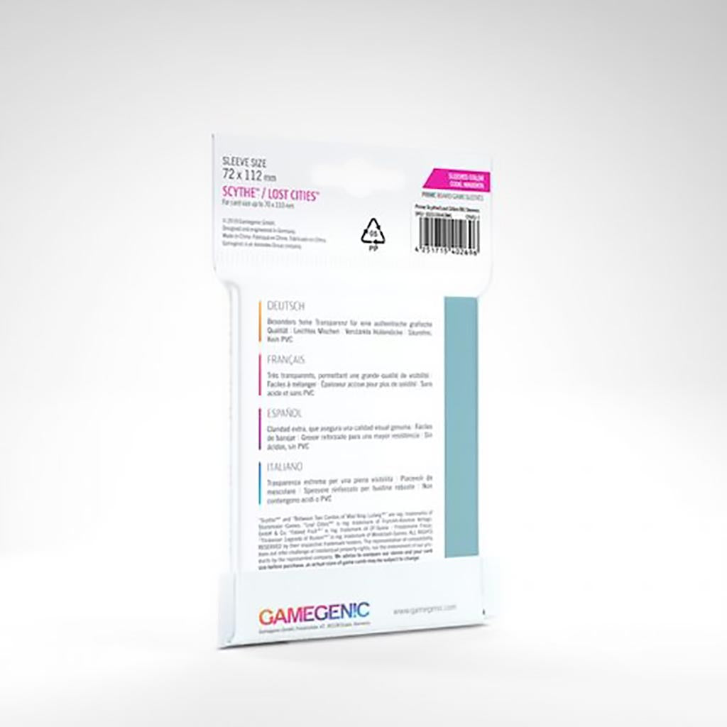 PRIME Magenta BG Sleeves (60) 72 x 112 mm