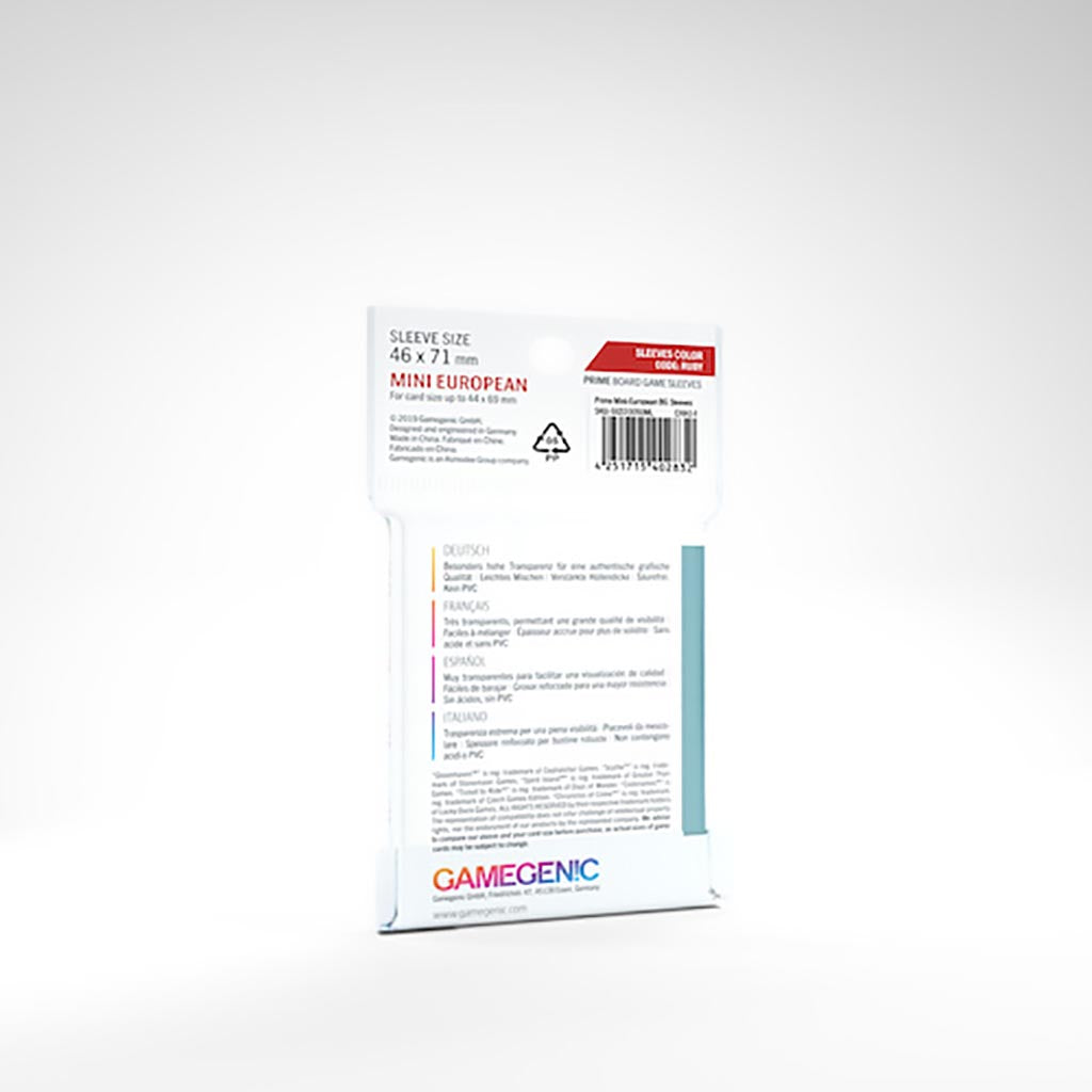 PRIME Ruby BG Sleeves (50) 46 x 71 mm