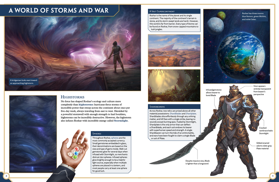 Cosmere RPG: Stormlight Welcome to Roshar Setting Guide (Softcover)