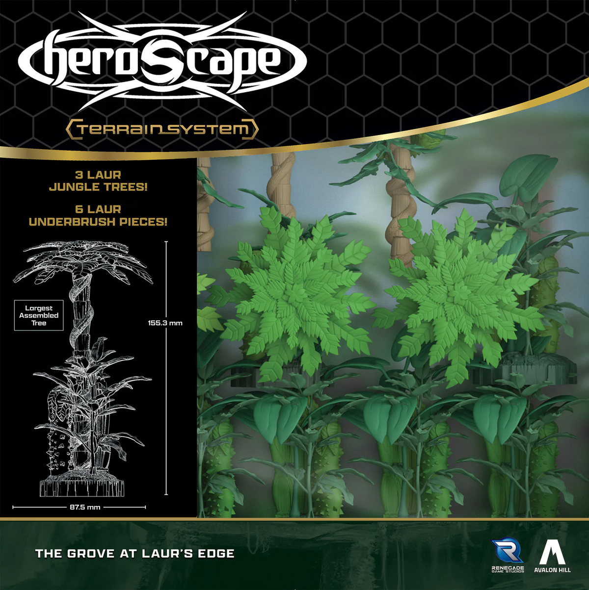 Heroscape: Terrain Expansion - The Grove at Laur's Edge