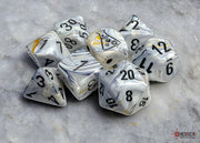 Marble Polyhedral CalciteÃ¢â€žÂ¢/black 7-Die Set +