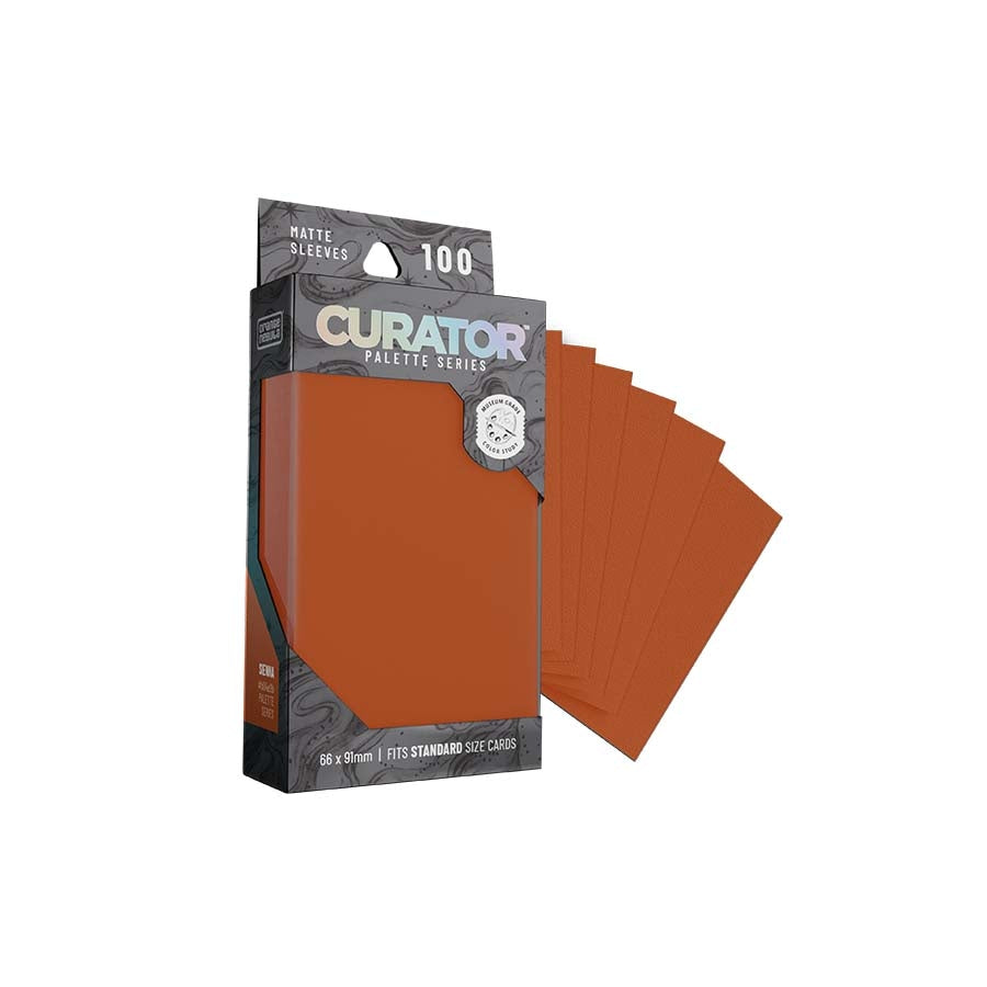 Orange Nebula Curator Palette Sleeves (100) Sienna Red