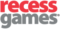Recess Games logo in red and gray on a white background