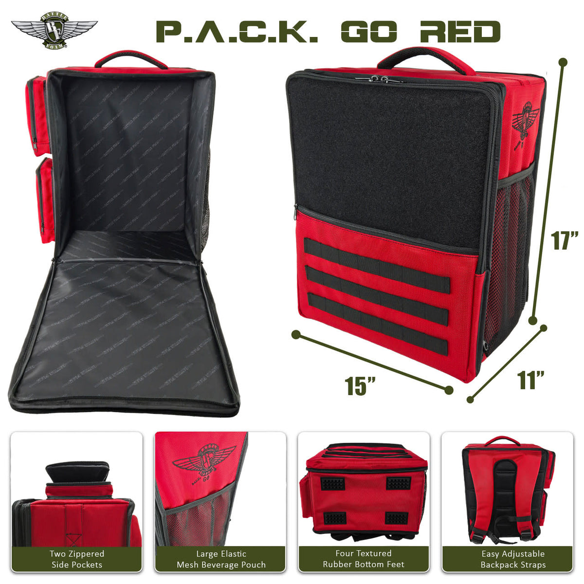 P.A.C.K. Go 2.0 Empty (Red)