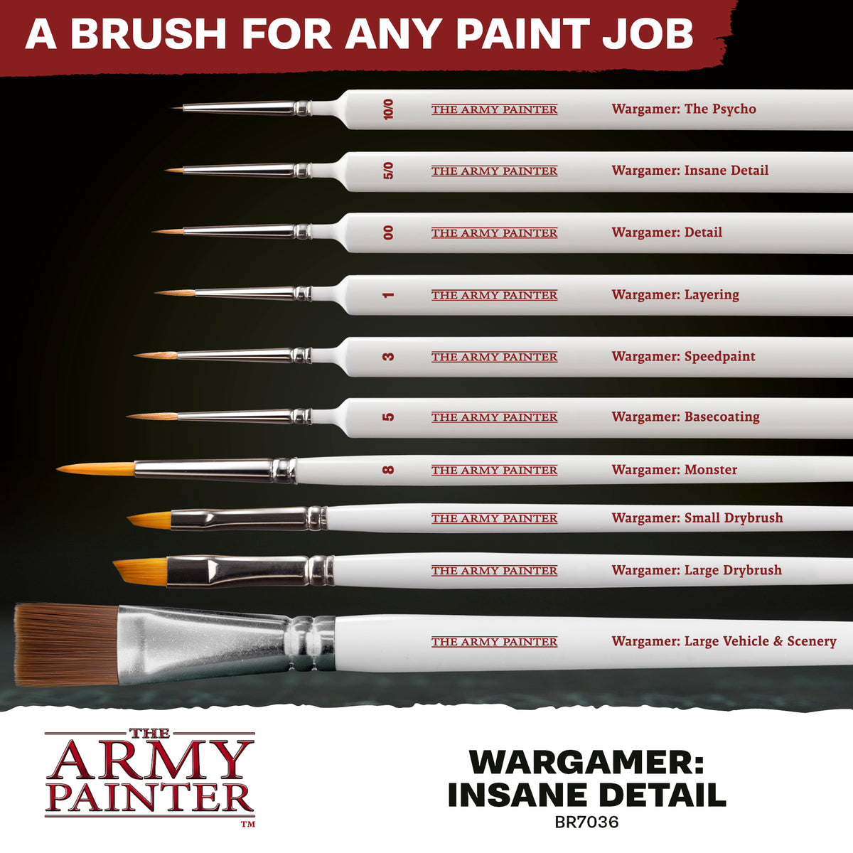 Wargamer Brush: Insane Detail