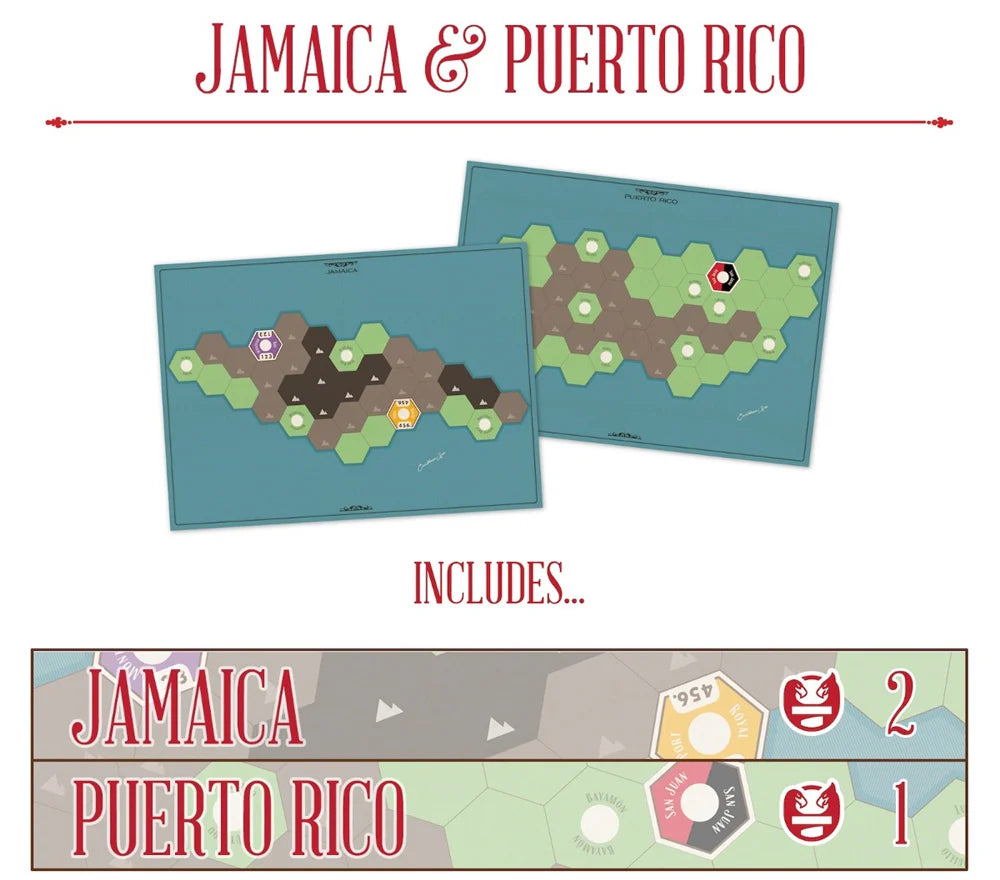 Age of Steam: Deluxe Jamaica & Puerto Rico