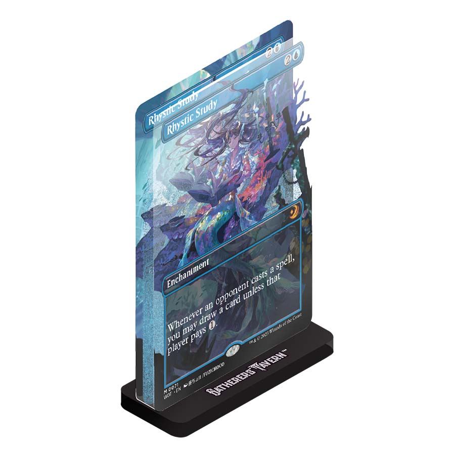 MTG Slab Standee Rhystic Study
