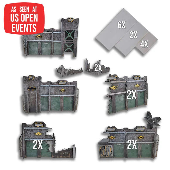FLG Full Color Matched Play Terrain Set Karst Outpost