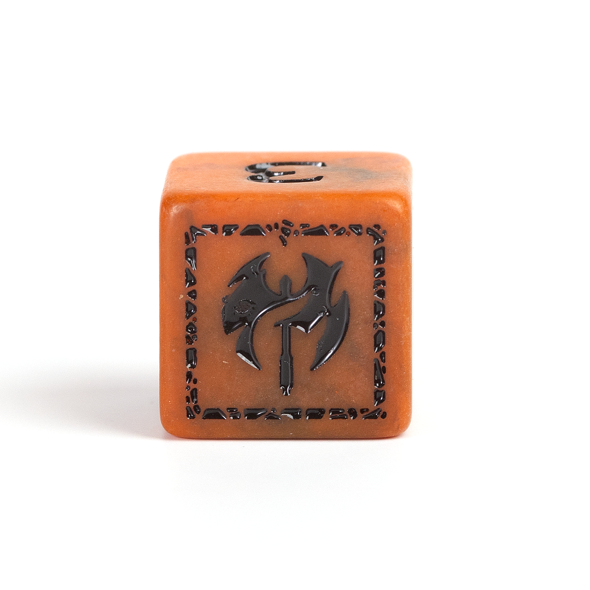 D&D Adventure Dice Barbarian Orange