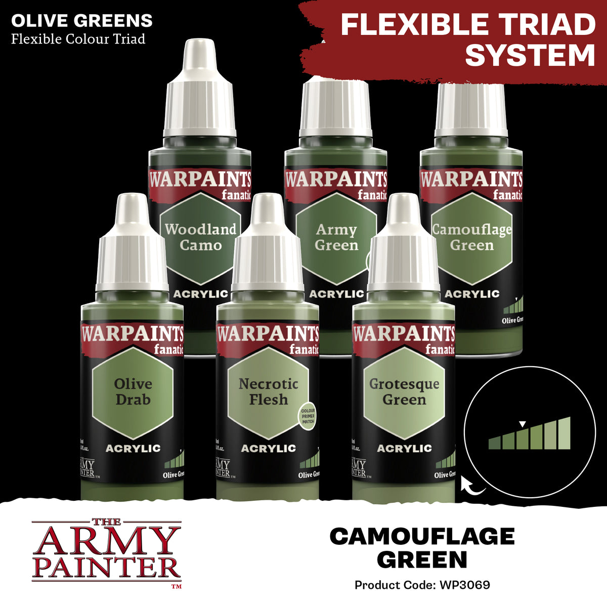 Warpaints Fanatic: Camouflage Green 18ml