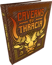 Dungeon Crawl Classics RPG: Caverns of Thracia - LE Minotaur Hide Cover