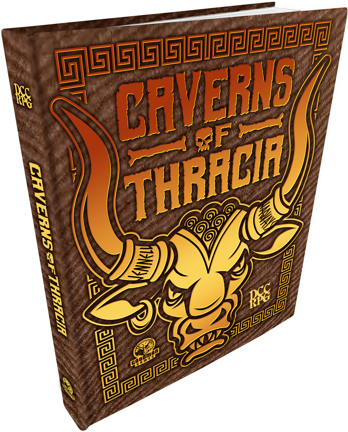 Dungeon Crawl Classics RPG: Caverns of Thracia - LE Minotaur Hide Cover