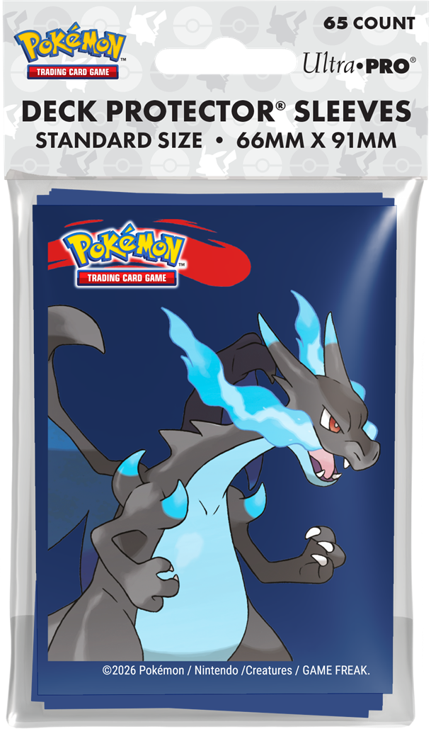 Pokemon Mega Charizard X Sleeves 65ct