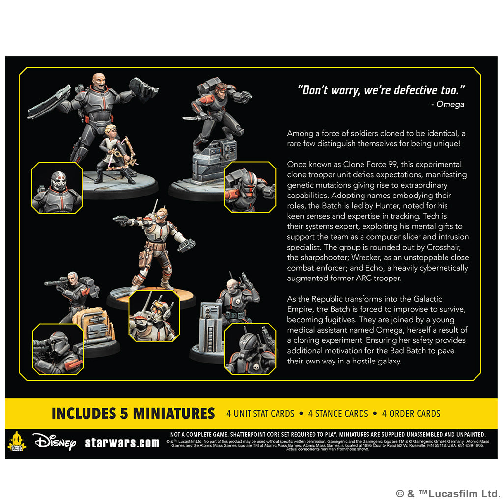 SW Shatterpoint Ã¢â‚¬â€œ Clone Force 99 Squad Pack