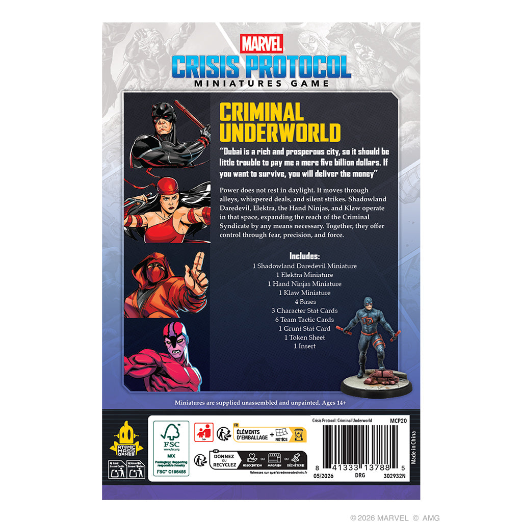Marvel Crisis Protocol – Criminal Underworld